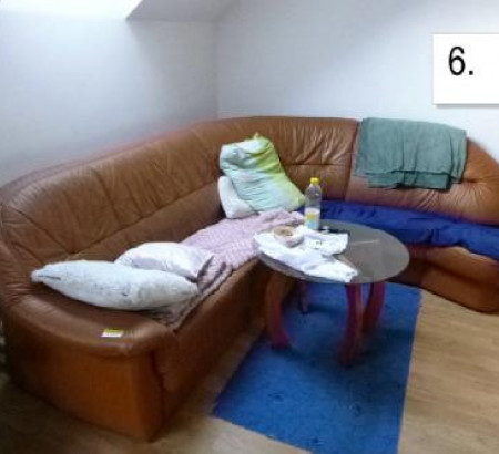 Kotna sedežna garnitura (usnje)