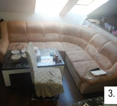 Kotna sedežna garnitura (blago)