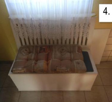 Klop s prostorom za shranjevanje