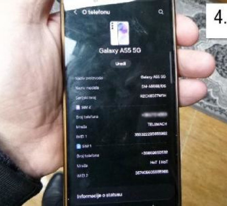 Mobilni telefon Samsung Galaxy A55 5G