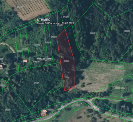 Stavbno zemljišče št. 2, Vižovlje, 49214 Veliko Trgovišće