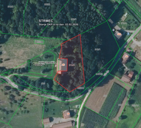 Stavbno zemljišče št. 5, Vižovlje, 49214 Veliko Trgovišće