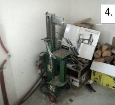 Električni cepilnik za drva