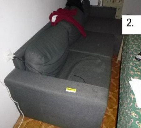 Kotna sedežna garnitura (blago)