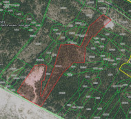 Stavbno zemljišče - v deležu 4047/11672, Močići, 20213 Čilipi