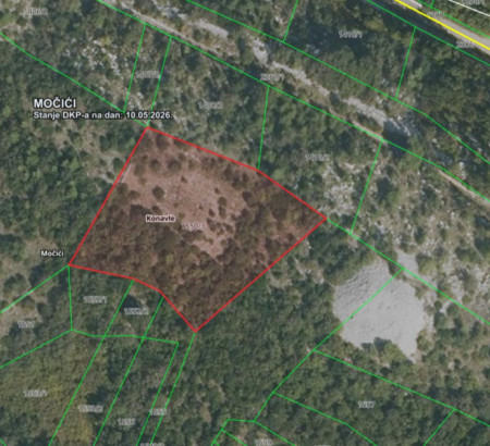 Stavbno zemljišče, Močići, 20213 Čilipi