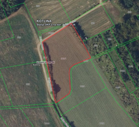 Kmetijsko zemljišče št. 2, Kotlina planina, Kotlina, 31309 Kneževi Vinogradi